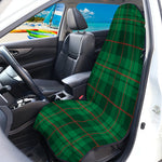 Green And Red Stewart Tartan Print Waterproof Car Seat Cover