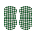 Green And White Buffalo Check Print Bar Stool Covers