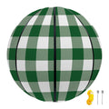 Green And White Buffalo Check Print Basketball