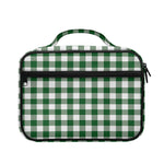 Green And White Buffalo Check Print Briefcase Bible Bag