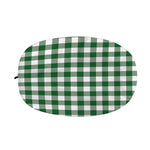 Green And White Buffalo Check Print Car Side Mirror Covers