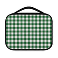 Green And White Buffalo Check Print Classic Bible Case