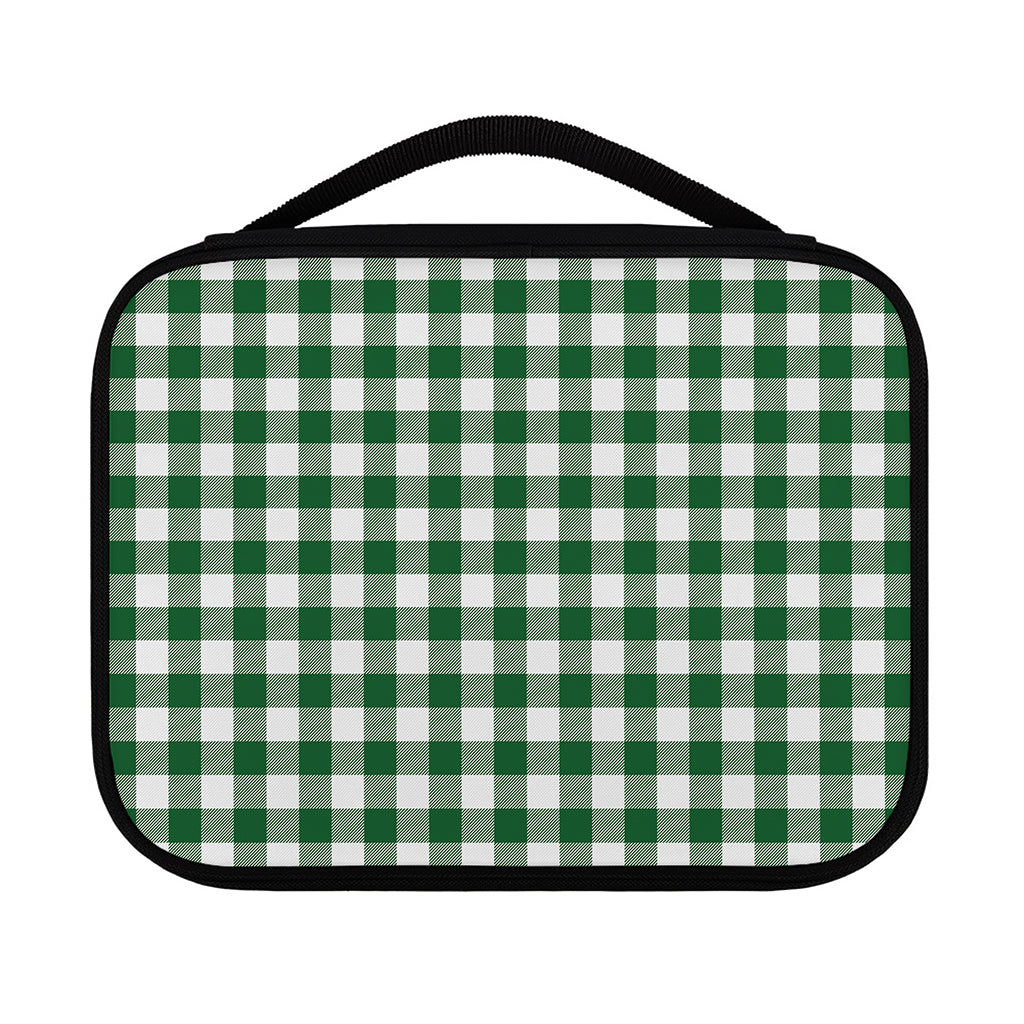 Green And White Buffalo Check Print Classic Bible Case