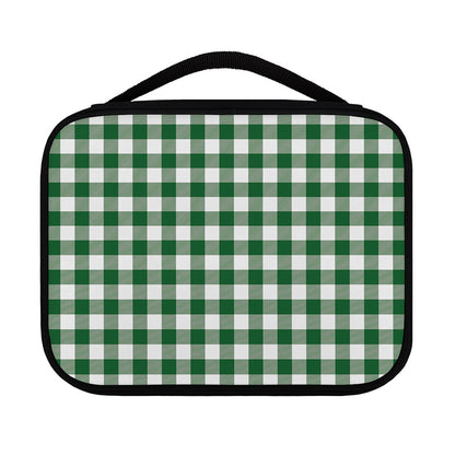 Green And White Buffalo Check Print Classic Bible Case