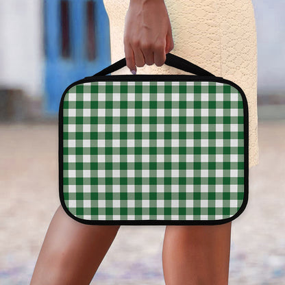 Green And White Buffalo Check Print Classic Bible Case