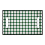 Green And White Buffalo Check Print Golf Cart Seat Cover