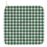 Green And White Buffalo Check Print Hand Towel