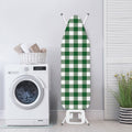 Green And White Buffalo Check Print Ironing Board Cover