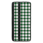 Green And White Buffalo Check Print Refrigerator Handle Covers