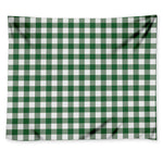 Green And White Buffalo Check Print Tapestry