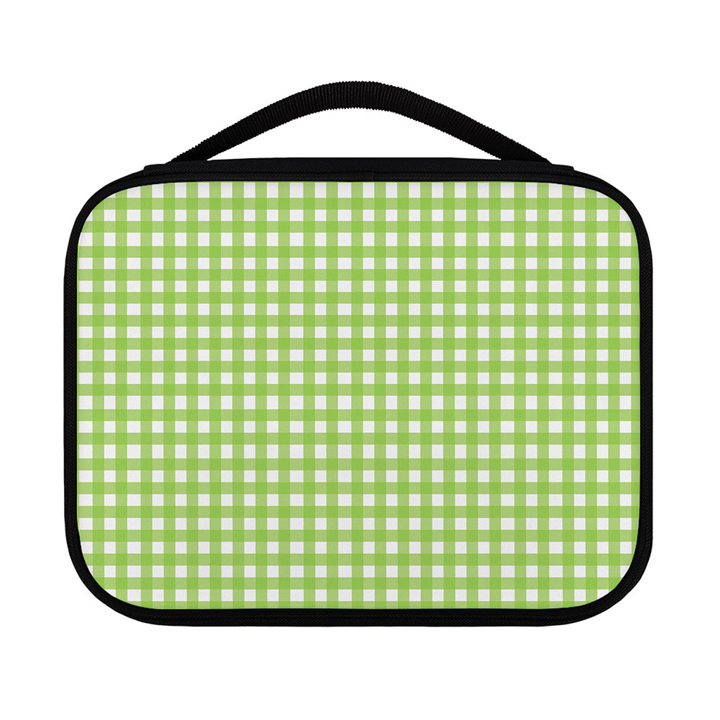Green And White Check Pattern Print Classic Bible Case