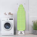 Green And White Check Pattern Print Ironing Board Cover