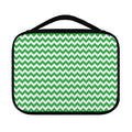 Green And White Chevron Pattern Print Classic Bible Case