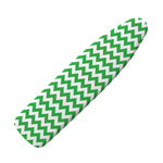Green And White Chevron Pattern Print Ironing Board Cover