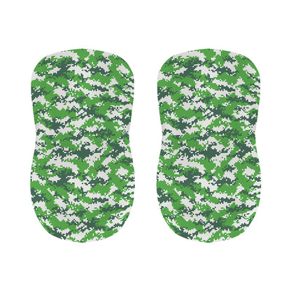 Green And White Digital Camo Print Bar Stool Covers