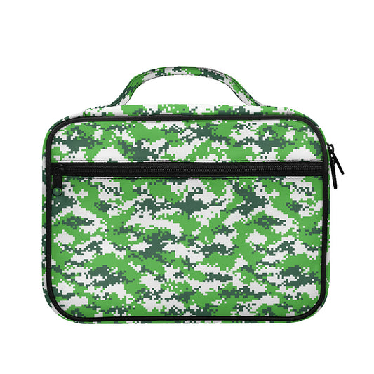 Green And White Digital Camo Print Briefcase Bible Bag