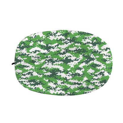 Green And White Digital Camo Print Car Side Mirror Covers