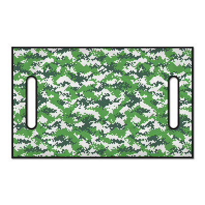Green And White Digital Camo Print Golf Cart Seat Cover