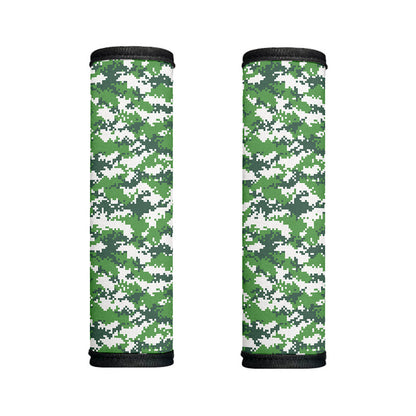 Green And White Digital Camo Print Handle Covers
