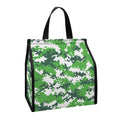 Green And White Digital Camo Print Insulated Lunch Tote