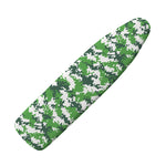 Green And White Digital Camo Print Ironing Board Cover