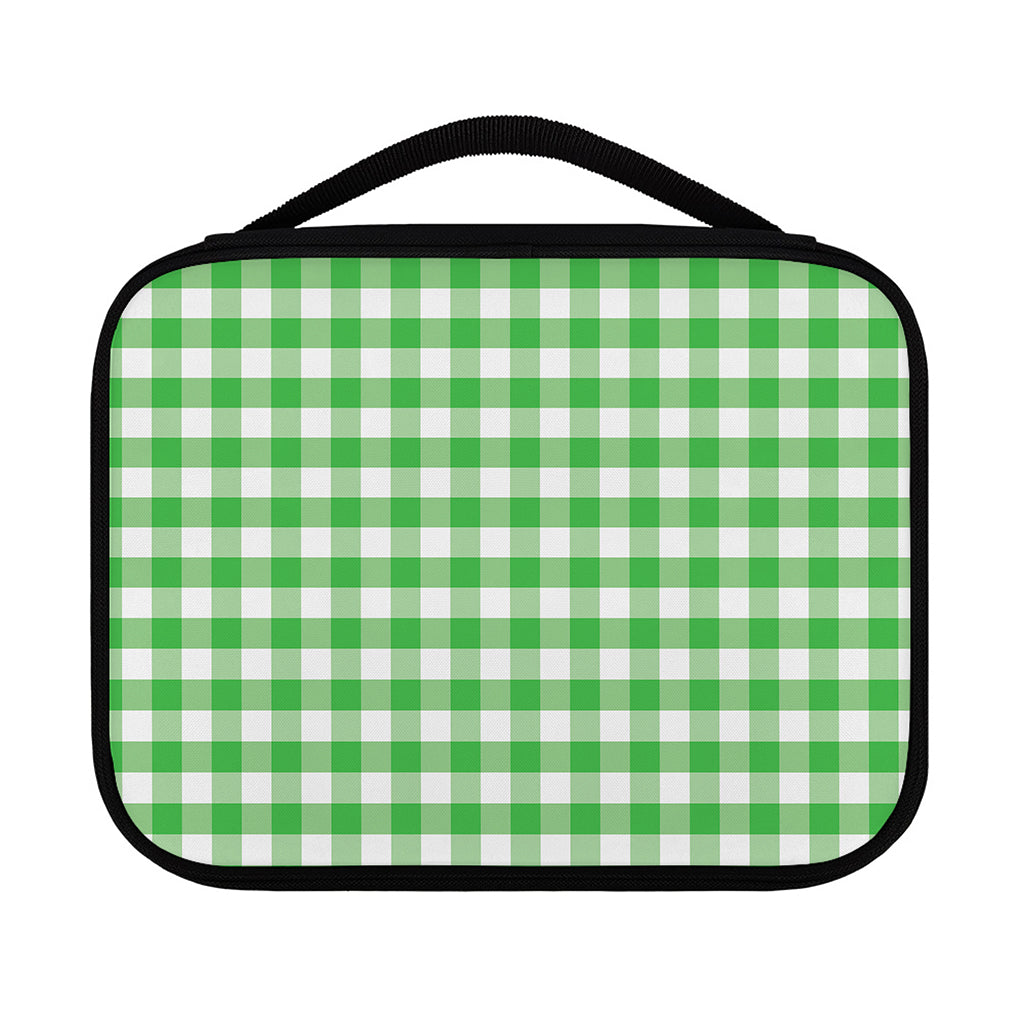 Green And White Gingham Pattern Print Classic Bible Case