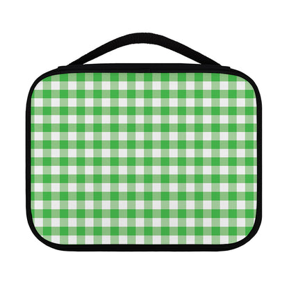 Green And White Gingham Pattern Print Classic Bible Case