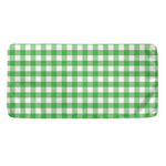 Green And White Gingham Pattern Print Towel