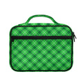 Green And White Plaid Pattern Print Briefcase Bible Bag