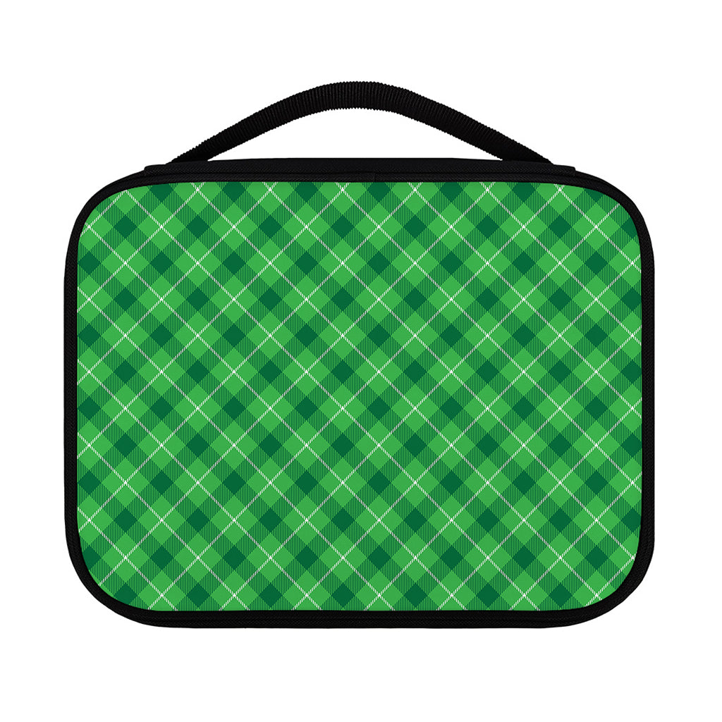Green And White Plaid Pattern Print Classic Bible Case