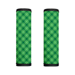 Green And White Plaid Pattern Print Handle Covers