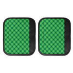 Green And White Plaid Pattern Print Handle Covers