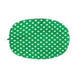 Green And White Polka Dot Pattern Print Car Side Mirror Covers