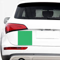 Green And White Polka Dot Pattern Print Car Sticker
