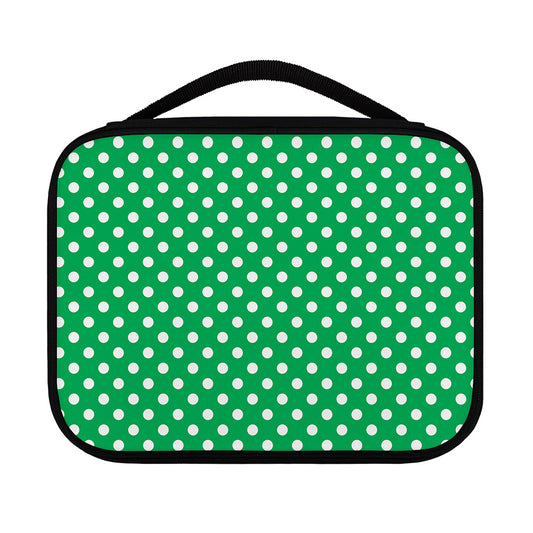 Green And White Polka Dot Pattern Print Classic Bible Case