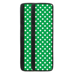 Green And White Polka Dot Pattern Print Refrigerator Handle Covers