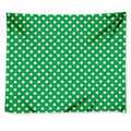 Green And White Polka Dot Pattern Print Tapestry