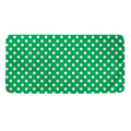 Green And White Polka Dot Pattern Print Towel