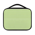 Green And White Striped Pattern Print Classic Bible Case