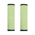 Green And White Striped Pattern Print Handle Covers