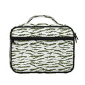 Green And White Tiger Stripe Camo Print Briefcase Bible Bag