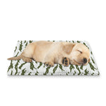 Green And White Tiger Stripe Camo Print Pet Cooling Mat Cover