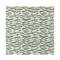 Green And White Tiger Stripe Camo Print Silk Bandana