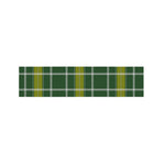 Green And Yellow Stewart Tartan Print Bed Runner