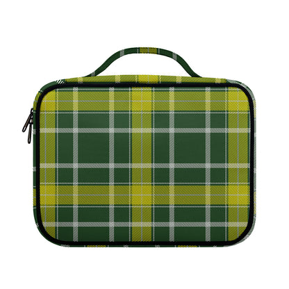 Green And Yellow Stewart Tartan Print Briefcase Bible Bag