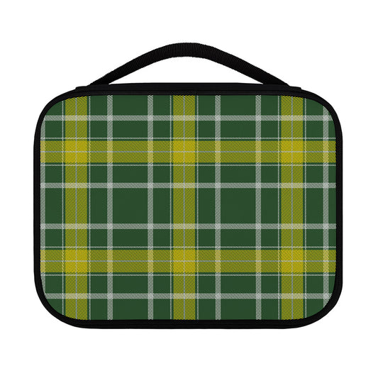 Green And Yellow Stewart Tartan Print Classic Bible Case