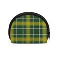 Green And Yellow Stewart Tartan Print Coin Purse