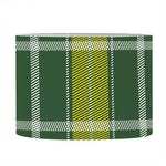 Green And Yellow Stewart Tartan Print Drum Lamp Shade
