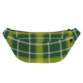 Green And Yellow Stewart Tartan Print Fanny Pack