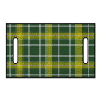 Green And Yellow Stewart Tartan Print Golf Cart Seat Cover